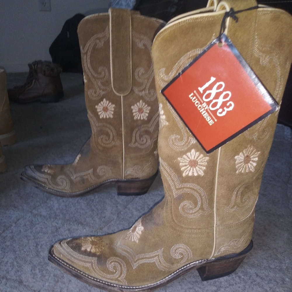 Leather Cowgirl Boots